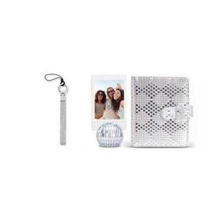 Instax Disco Ball Mirror Mini Photo Stand Photo Album Hand Strap Clear Shoulder